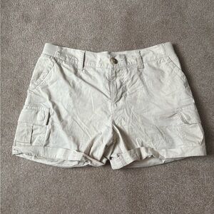 Lee Cream Cargo Shorts Versatile Summer Style